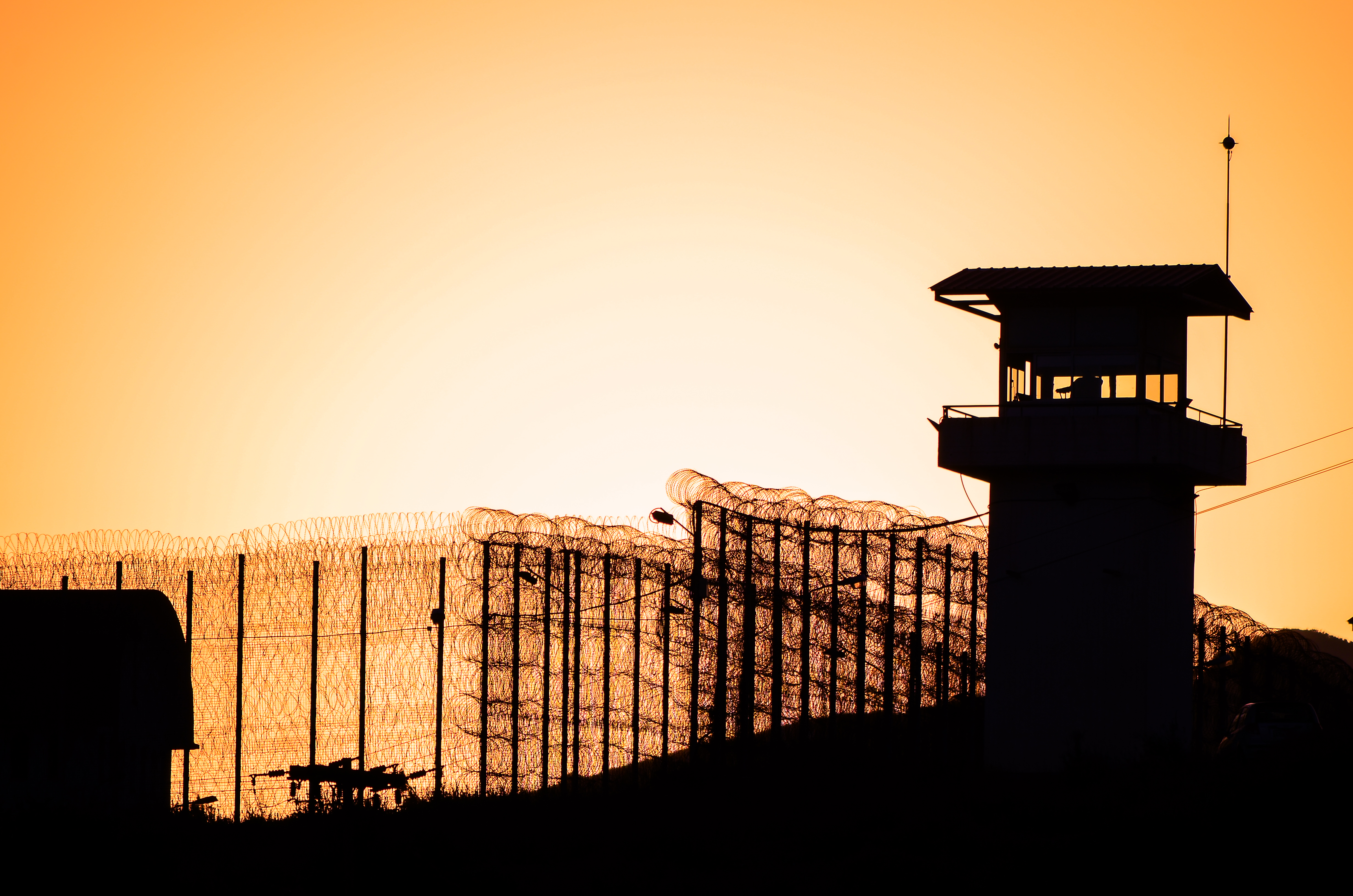 prison Fence Line